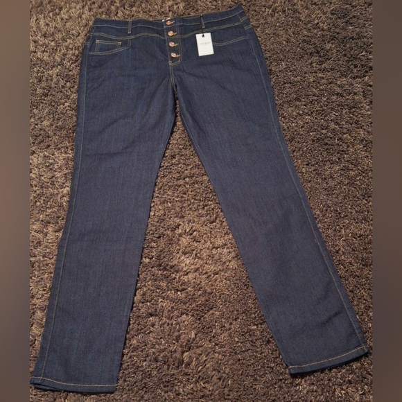 Judy Blue Los Angeles Women’s Size 3XL Button Fly Denim Blue Jeans NWT - Picture 1 of 8